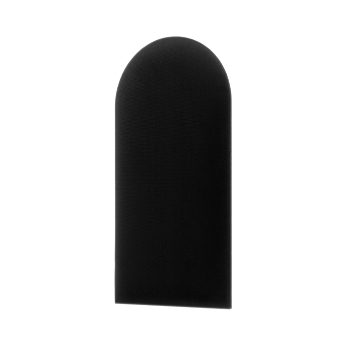 Polsterte Blende, schwarz, 30 cm